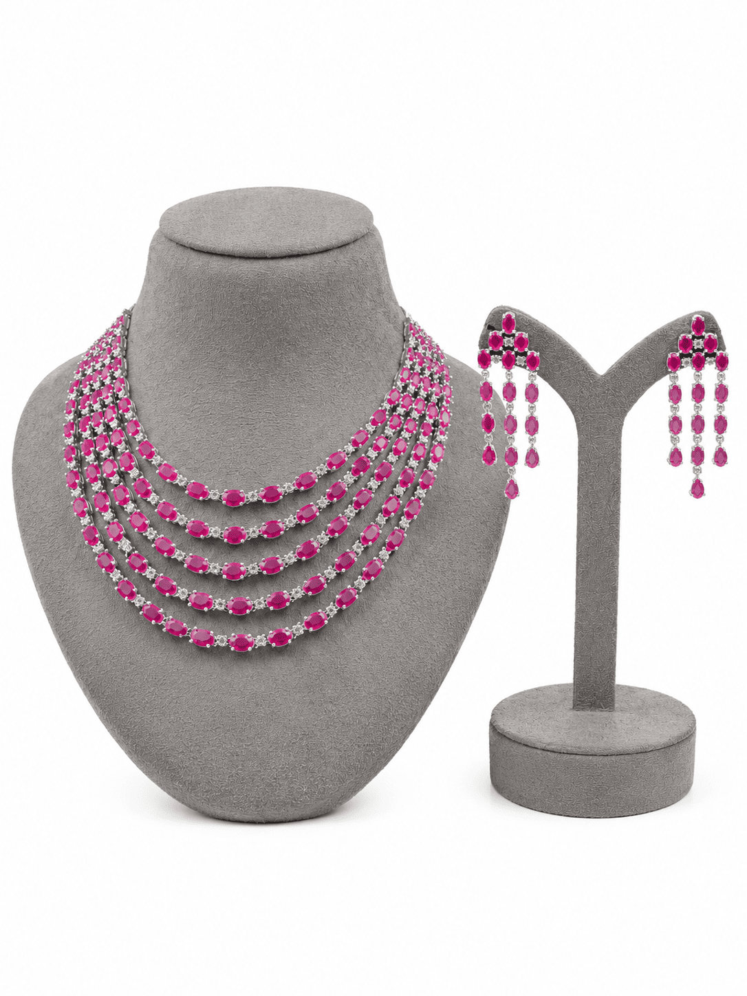Scarlett Red Necklace Set