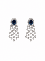Evelyn Blue Choker Necklace Set