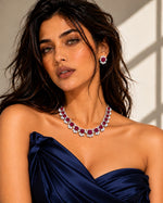 Anaarkali Red Necklace Set