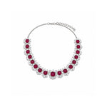 Anaarkali Red Necklace Set