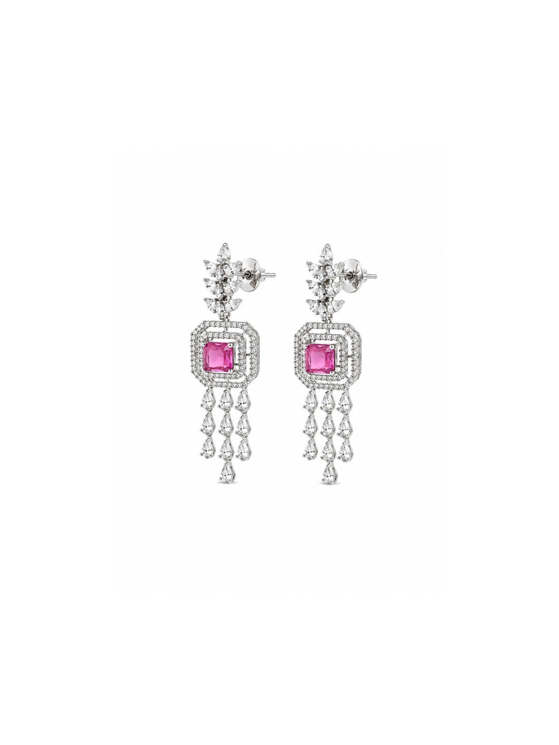 Elaina Red Necklace Set