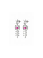 Elaina Red Necklace Set