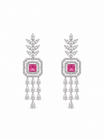Elaina Red Necklace Set