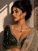 Vittoria Green Necklace Set