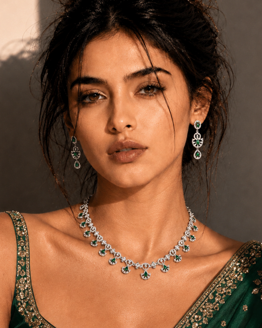 Panna Leher Necklace Set