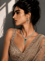 Elara Green Necklace Set