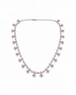 Gulabi Pink Leher Necklace Set