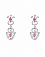 Gulabi Pink Leher Necklace Set
