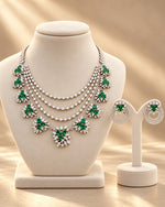 Josephine Emerald Statement Necklace Set