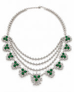 Josephine Emerald Statement Necklace Set