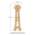 Meher Necklace Set measurements