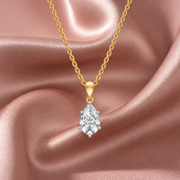 Sofia Pear Moissanite Solitaire Pendant