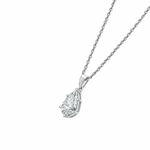 Sofia Pear Moissanite Solitaire Pendant