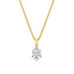 Sofia Pear Moissanite Solitaire Pendant