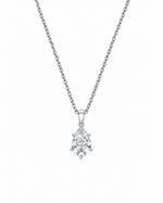 Sofia Pear Moissanite Solitaire Pendant
