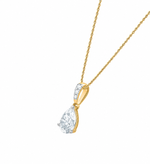 Meera Pear Drop Moissanite Pendant