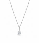 Meera Pear Drop Moissanite Pendant