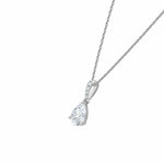 Meera Pear Drop Moissanite Pendant