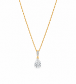 Meera Pear Drop Moissanite Pendant