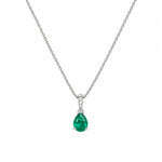 Emerald Fizz Green Gemstone Silver Pendant