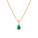 Emerald Fizz Green Gemstone Silver Pendant