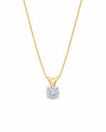 Aira Solitaire Moissanite Pendant