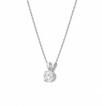 Aira Solitaire Moissanite Pendant