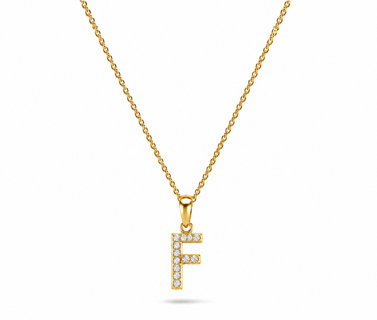 Timeless Initial F Pendant