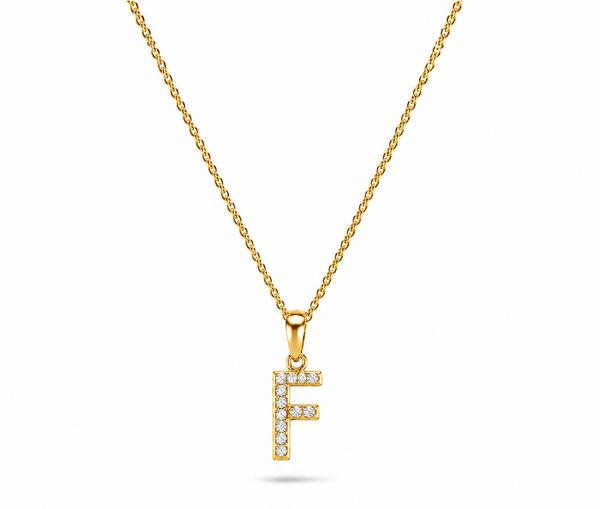 Timeless Initial F Pendant