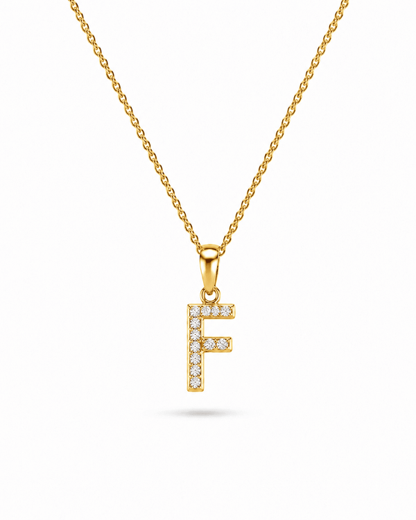Timeless Initial F Pendant