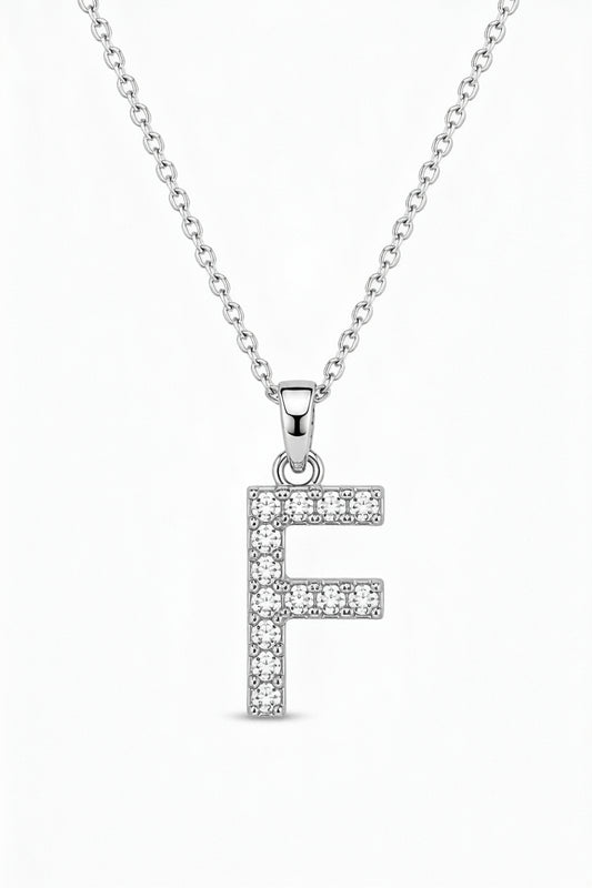 Timeless Initial F Pendant