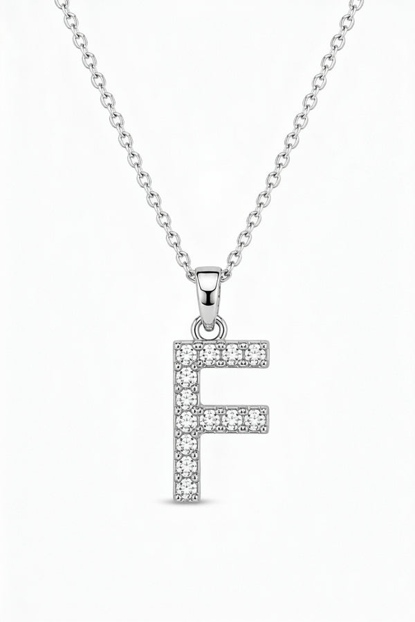 Timeless Initial F Pendant