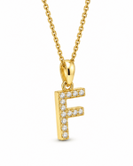 Timeless Initial F Pendant