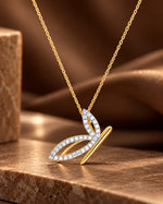 Titli Silver Moissanite Necklace