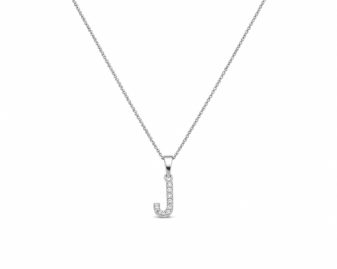 Timeless Initial J Pendant