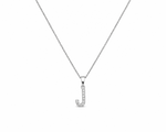 Timeless Initial J Pendant | Silver Alphabet Pendant