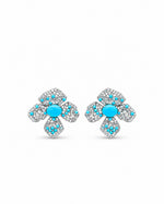 Firoza Blossom Pendant Set detail view