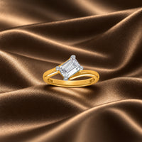 Eternal Glow Radiant Solitaire Moissanite Ring