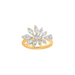 Pichwai Inspired Moissanite Ring
