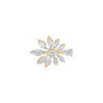 Pichwai Inspired Moissanite Ring