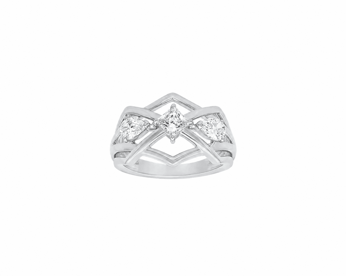 Twilight Multi-Shape Moissanite Ring