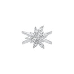 Marquise Flower Shape Moissanite Ring