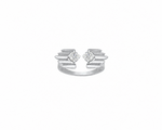 Soul to Soul Round Cut Solitaire Moissanite Ring