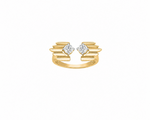 Soul to Soul Round Cut Solitaire Moissanite Ring