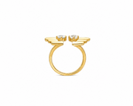 Soul to Soul Round Cut Solitaire Moissanite Ring