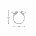 Soul to Soul Round Cut Solitaire Moissanite Ring