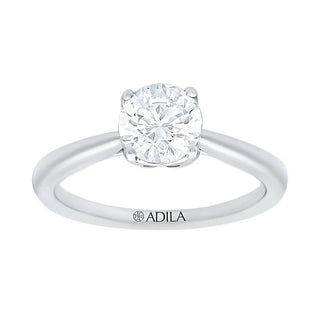 The Classic Solitaire Ring with a One Carat Diamond in Gold - Adila