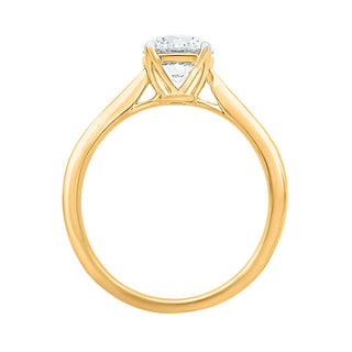 The Classic Solitaire Ring with a One Carat Diamond in Gold - Adila