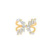 Trendy Marquise Shape Moissanite Ring