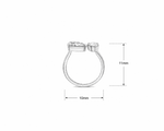 Two Stone Pear Shape Moissanite Ring